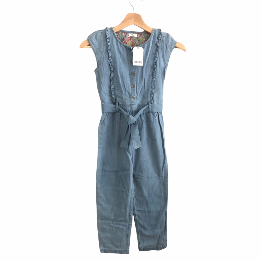 Next UK Chambray Romper NWT Size 6-7 years